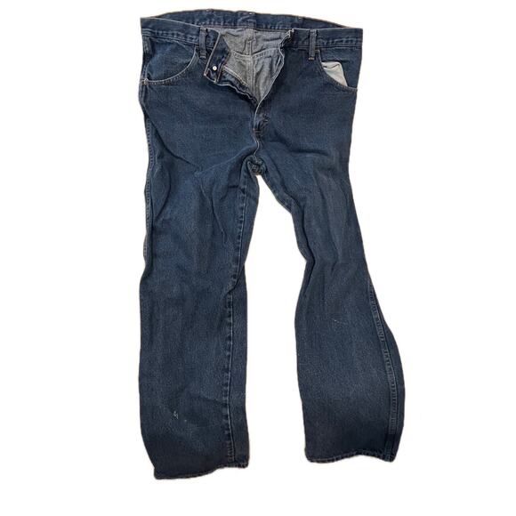 Rustler Blue Straight Leg Jeans Mens 38x32 - Picture 1 of 3